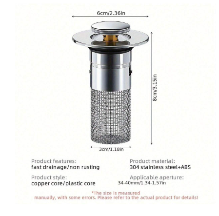 Stainless Steel Floor Drain Strainer