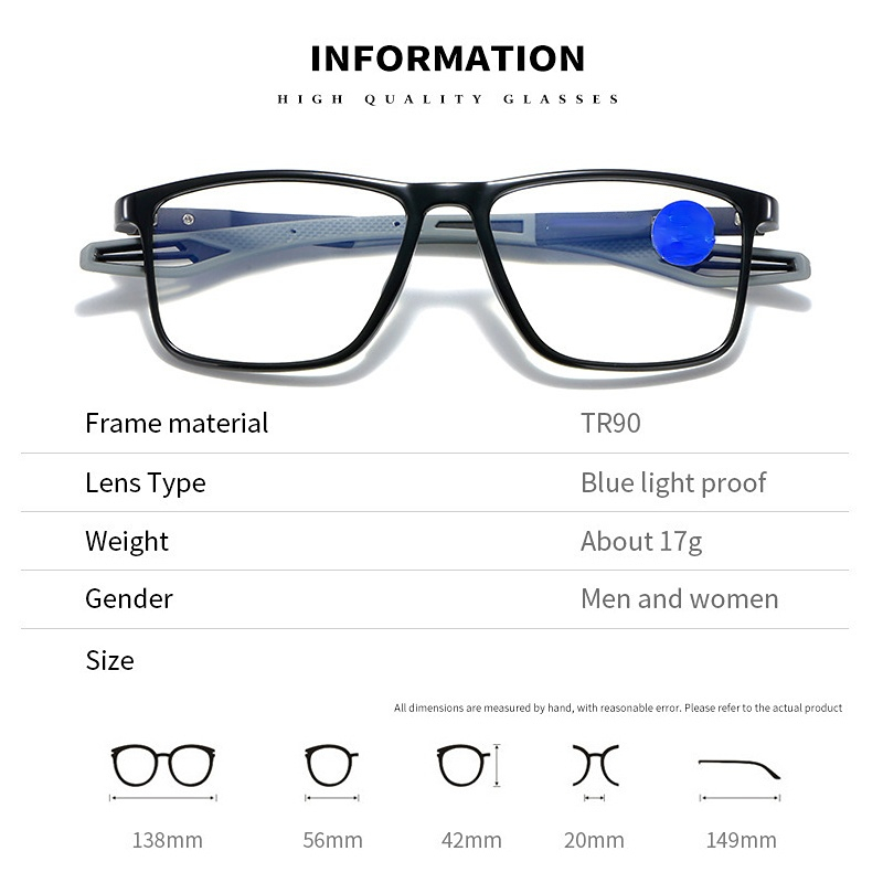 MEN'S SPORTS GLASSES - PREMIUM ULTRA-LIGHT & ANTI-BLUE LIGHT