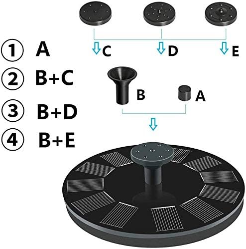 Solar-Powered Bird Bath Fountain Pump