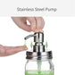 Glass Jar Soap Dispenser with Stainless Steel