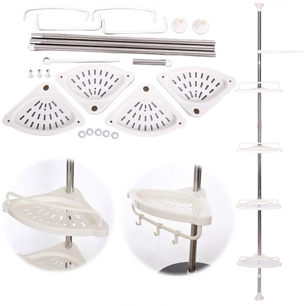 FlexiRack Adjustable Telescopic Corner Shelf