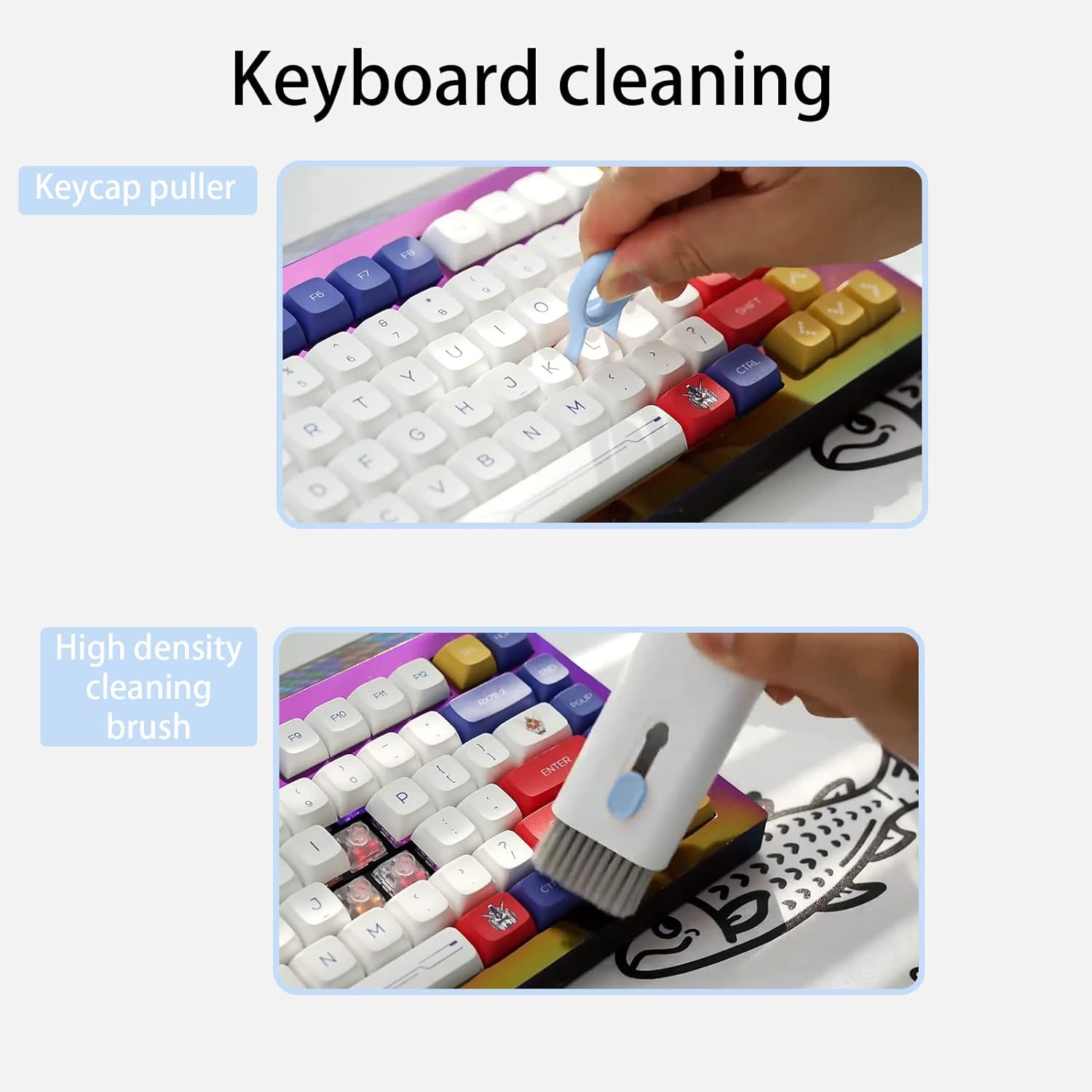 Multifunctional 7 in 1 Keyboard Cleaner