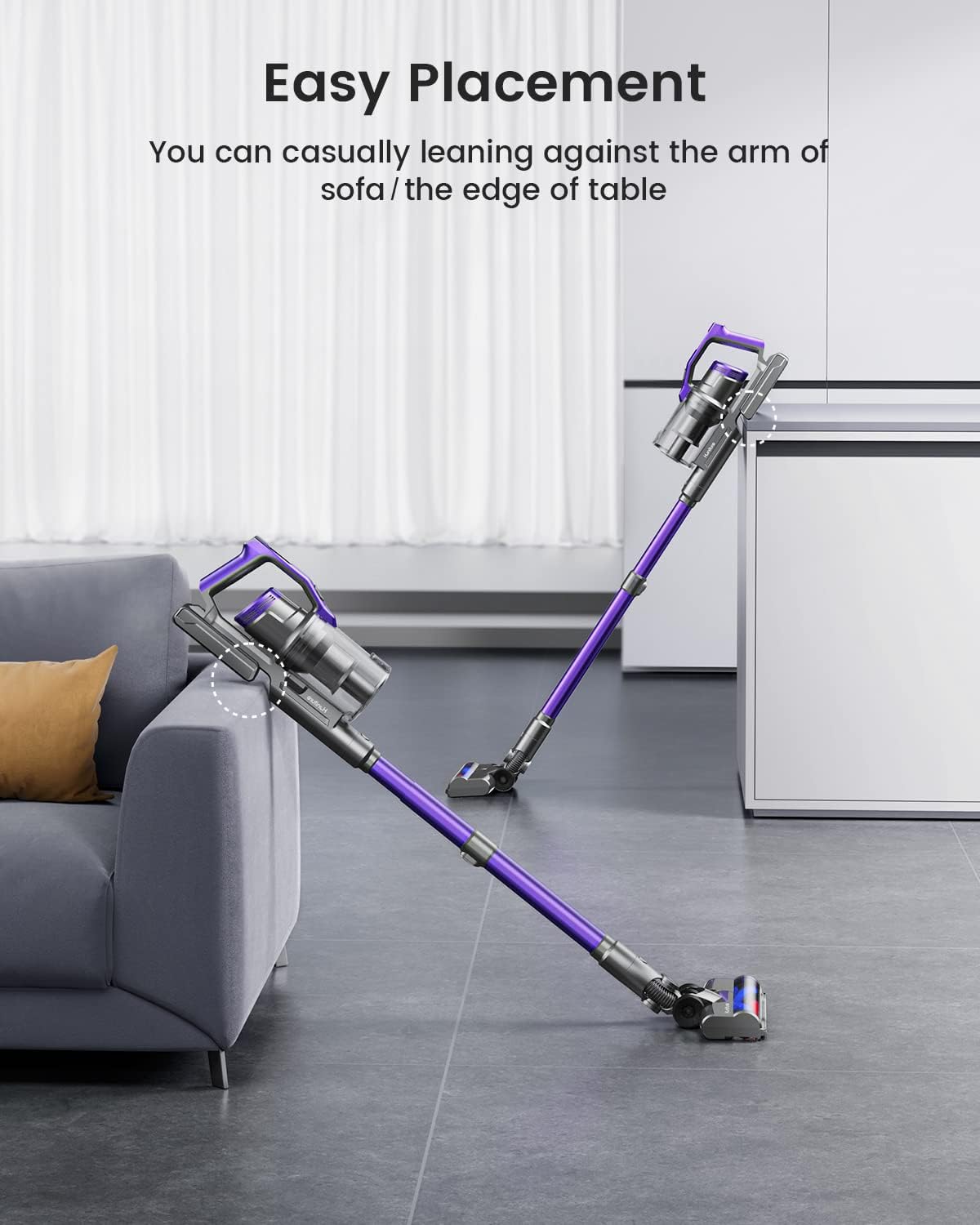 450W Cordless Vacuum Cleaner  8 Animation Modes 