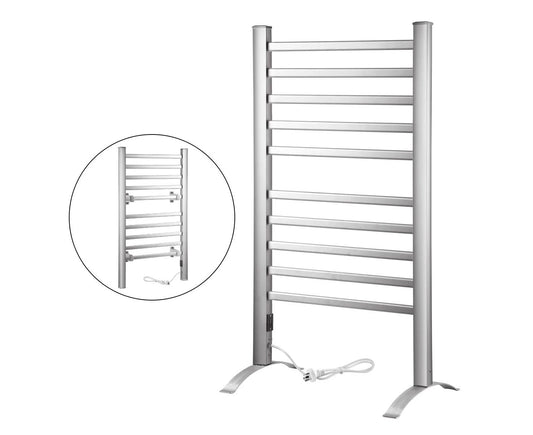 10-Bar Electric Heated Drying Towel Rack