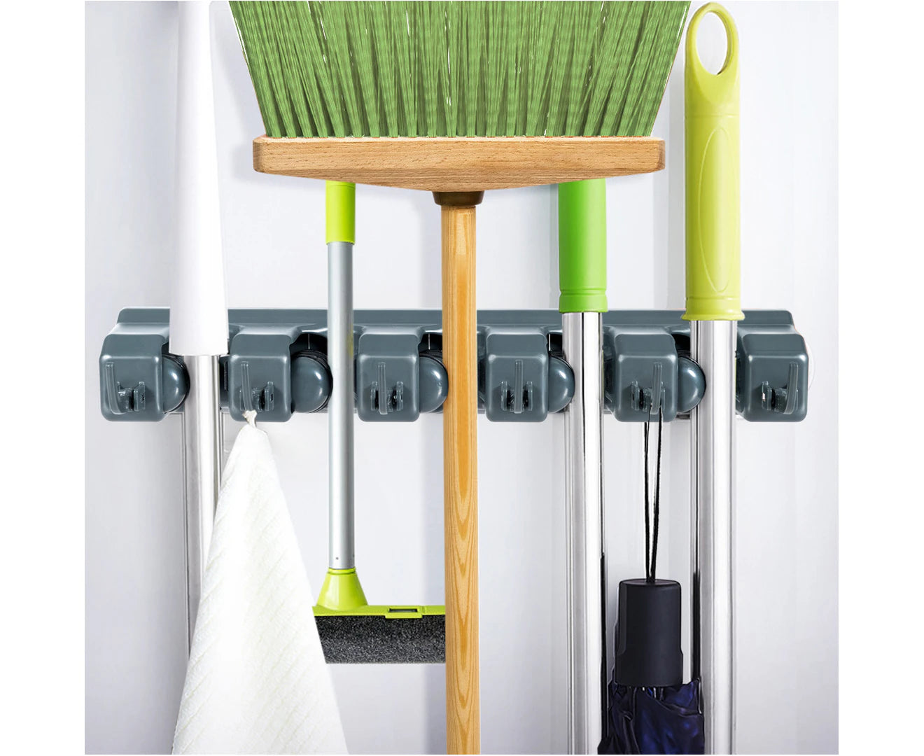 Storage Rack Holder for Mop Hanger Brush Broom