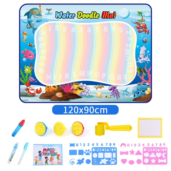 Magic Aqua Doodle Mat - Mess-Free Drawing & Learning Toy