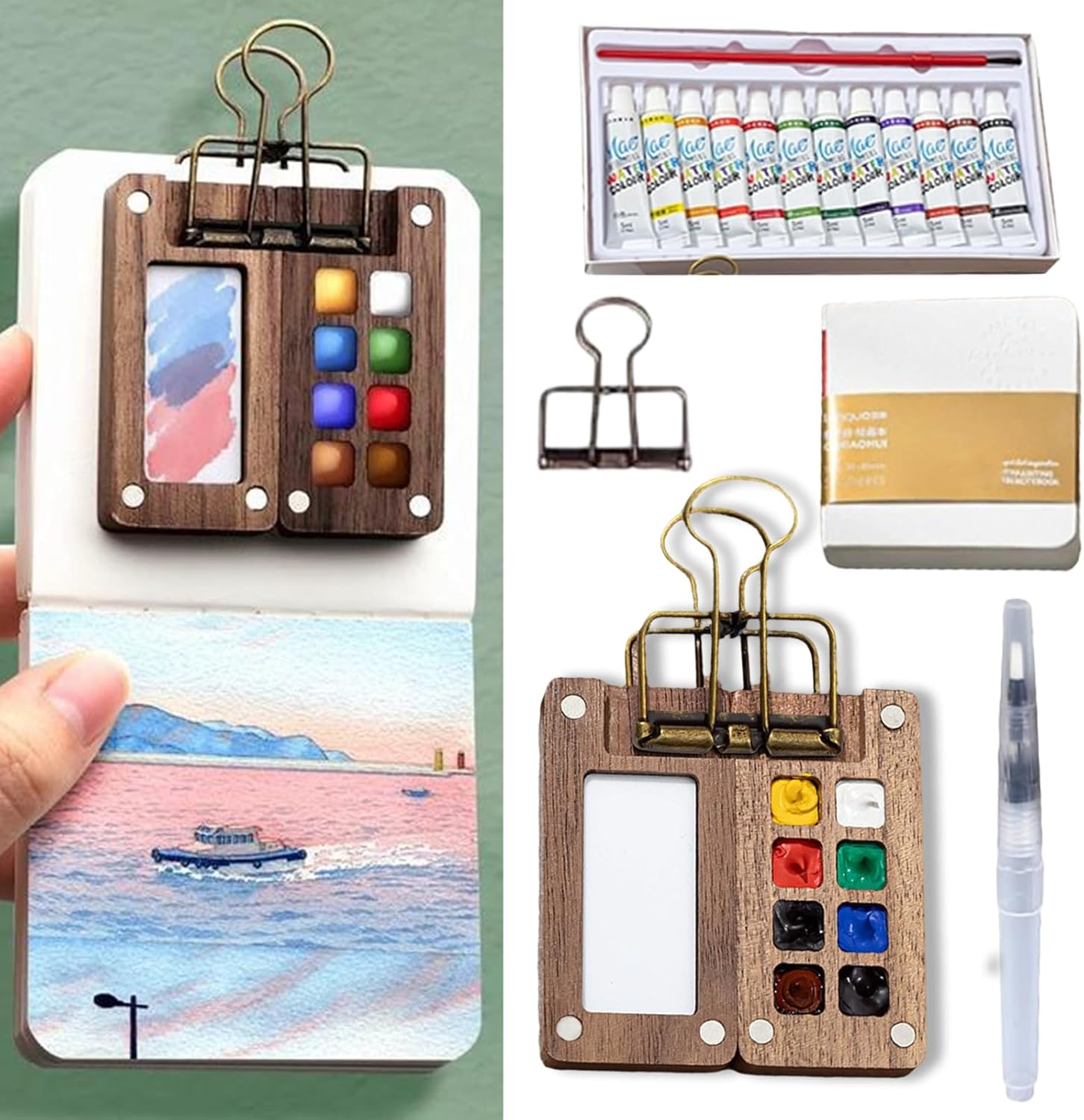 Mini Watercolour Painting Kit