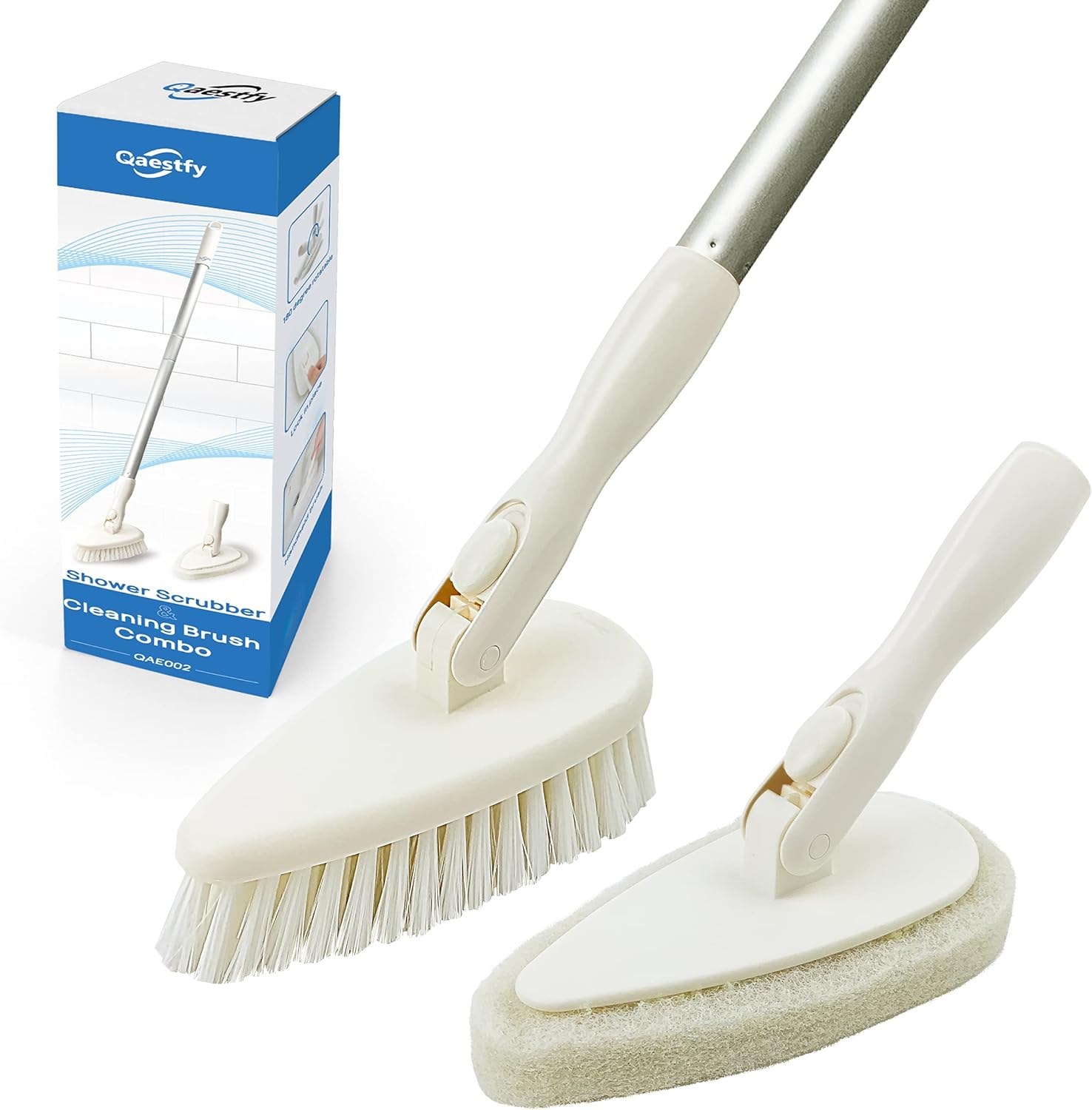 Long Handle Shower Scrubber Cleaning Brush 