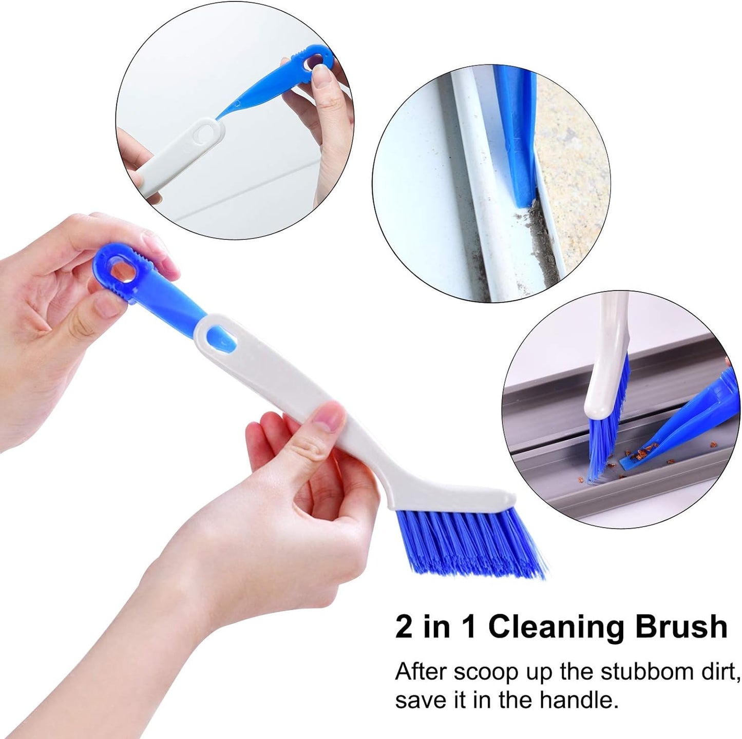 2 Pcs Sink Scrub Brush with Handle