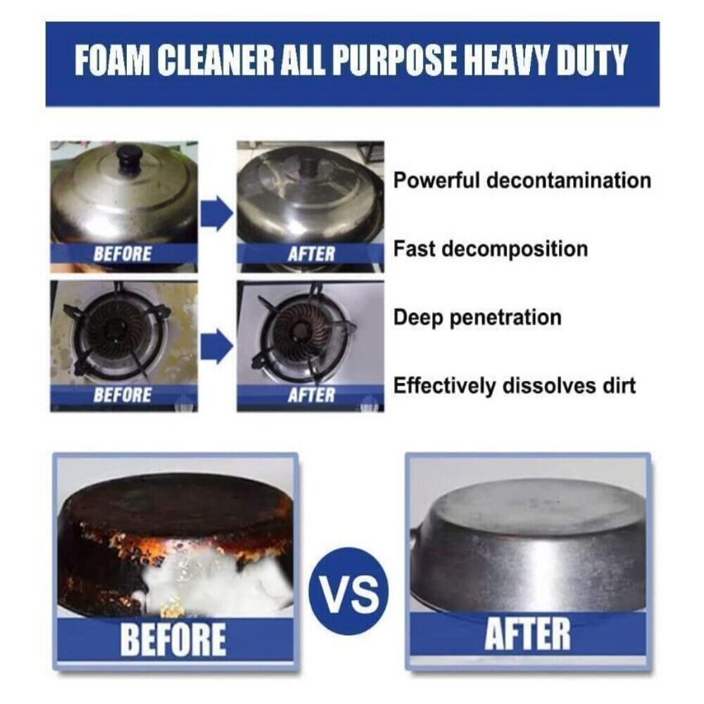 Ozycleans Heavy Duty Cleaning Powder: Kitchen & Home Daily Use