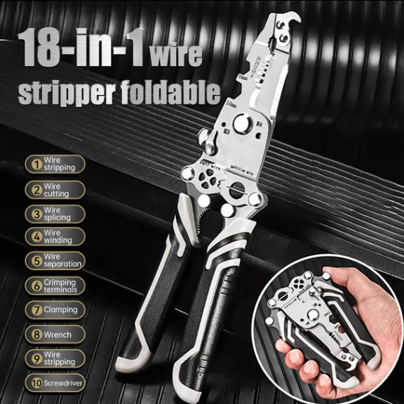 Foldable Multi-Function Wire Stripper