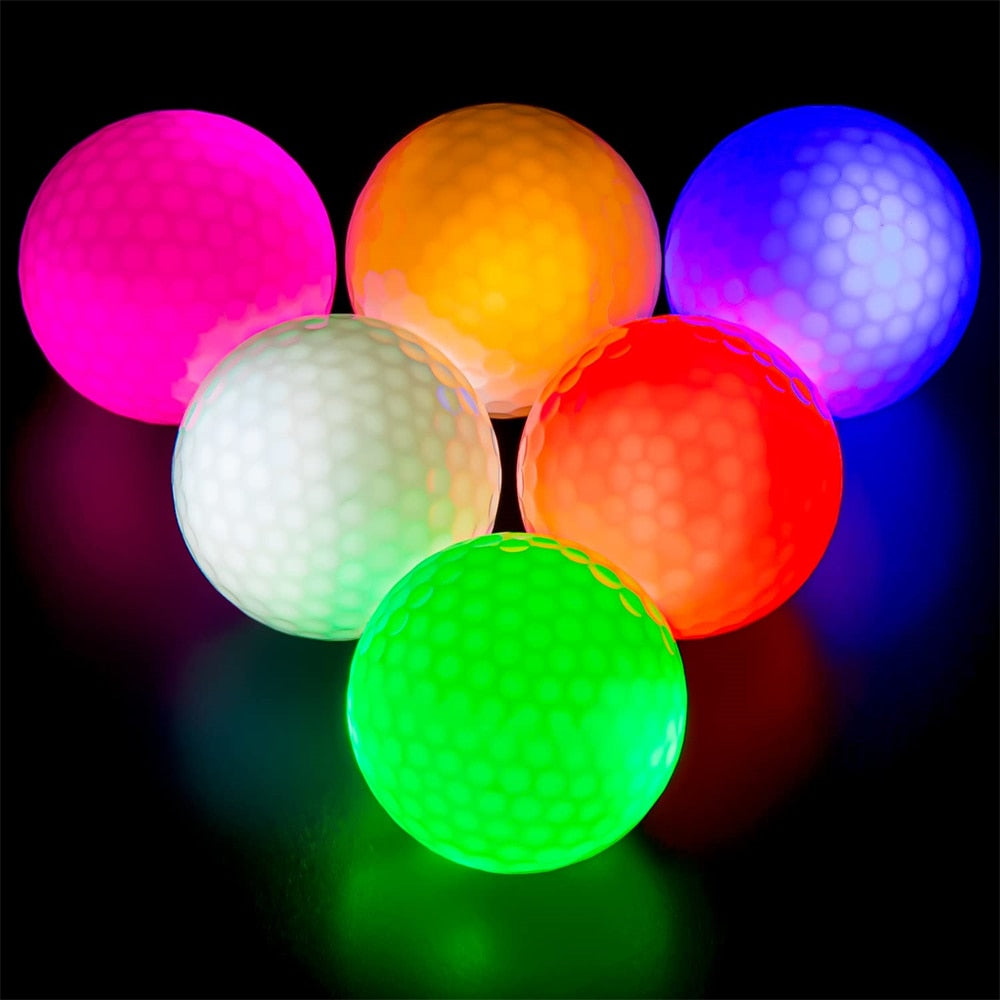 Golf Glowing Balls for Early and Late Morning Practices