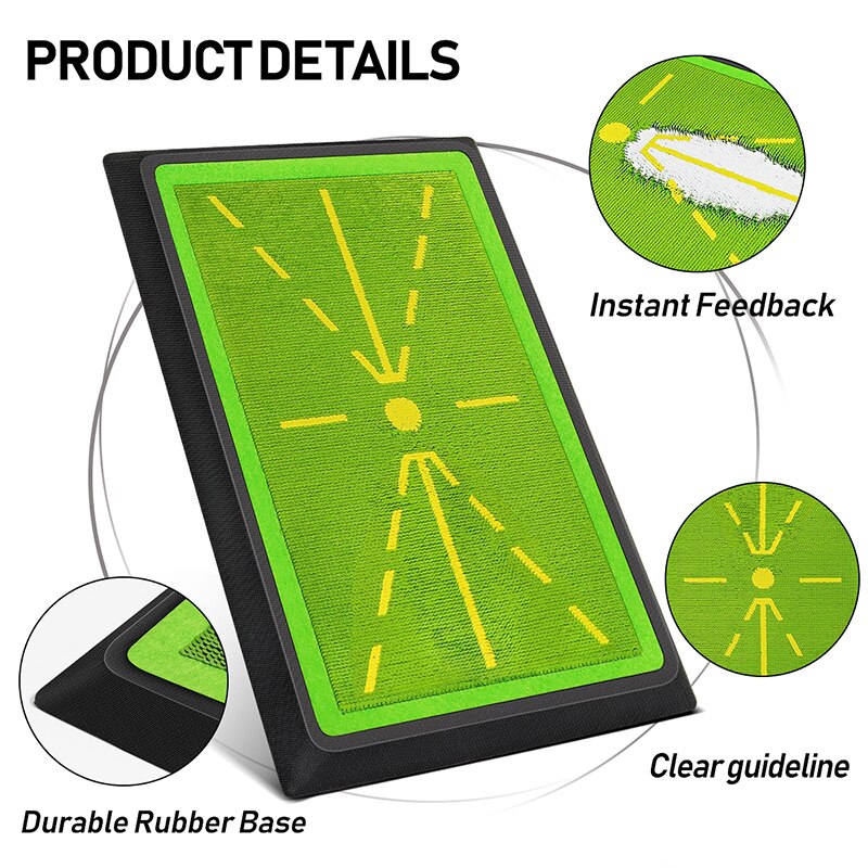 Golf Swing Tracker Mat - Use at Home or Park