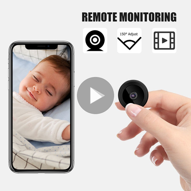 Mini Magnetic 1080p Wifi Camera - Protect Your Family & Kids