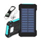 Waterproof Solar Power Bank - 10,000mAh External Battery