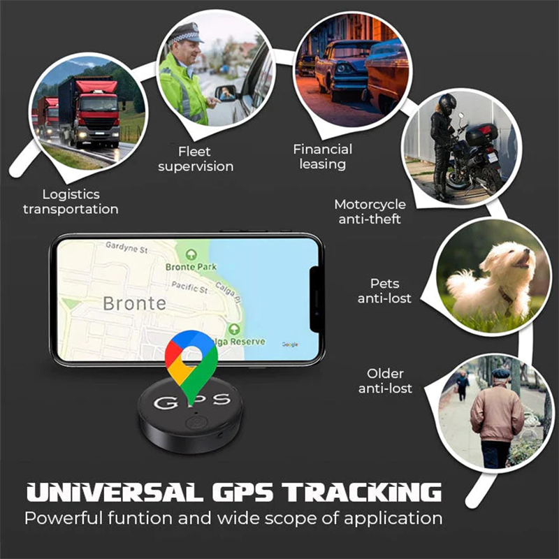 Mini Magnetic GPS Tracker - Invisible and Easy Find