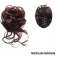 Messy Bun Hair Wavy Curly with Claw Clip Super Natural Look