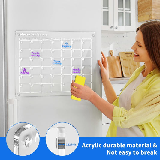 Magnetic Schedule Planner For Fridge