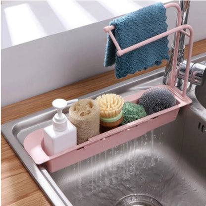 Telescopic Kitchen Sink Organiser & Storage Holder