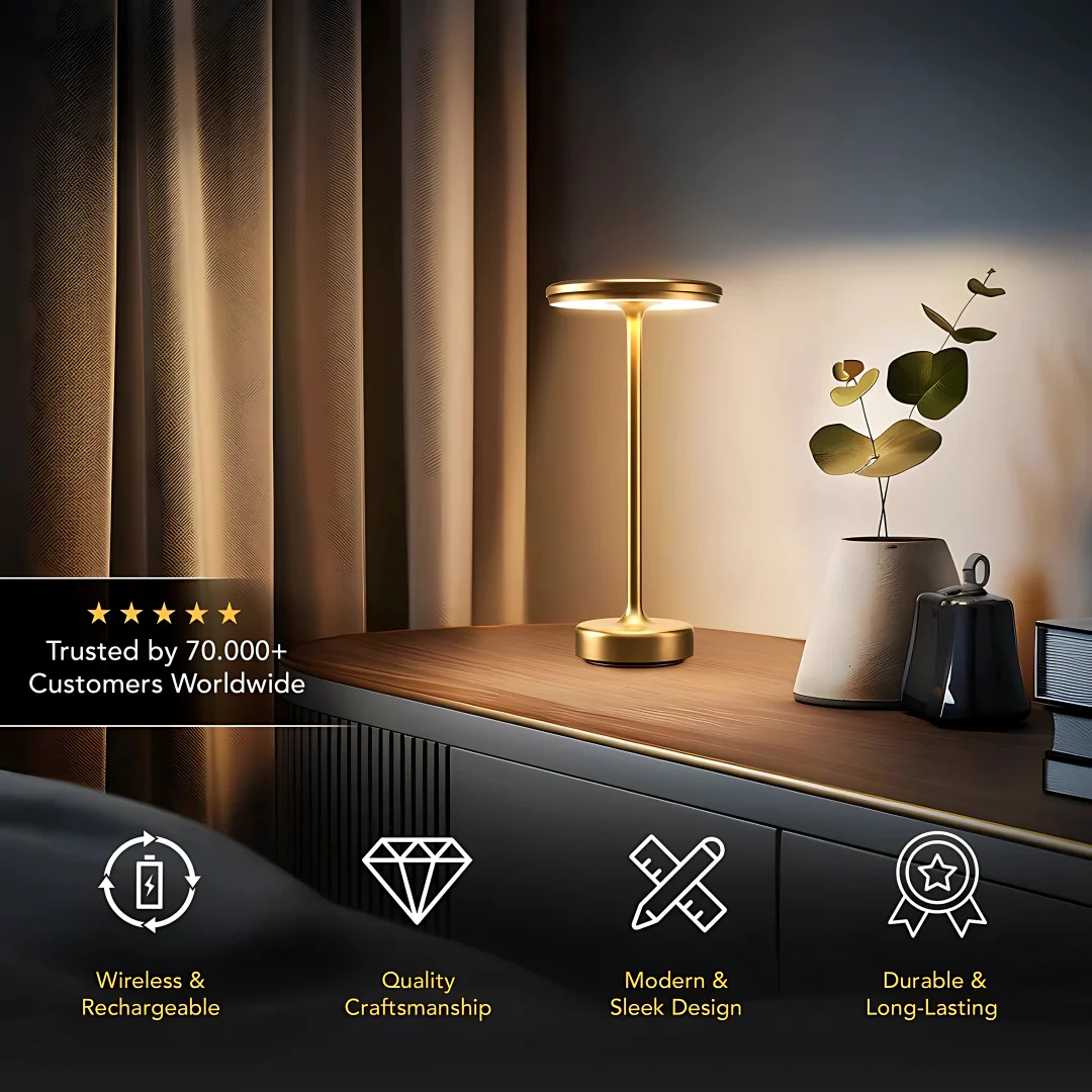 Minimalist Touch Control Table Lamp