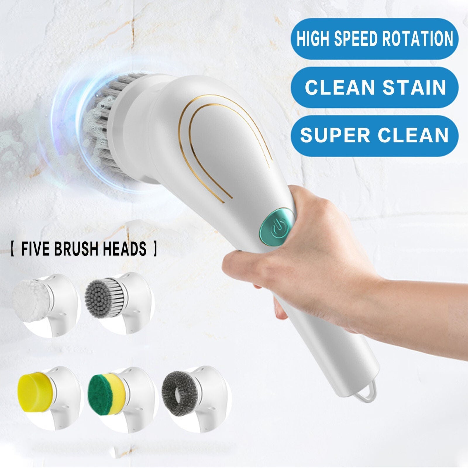 Electric Power Scrubber for Cleaning