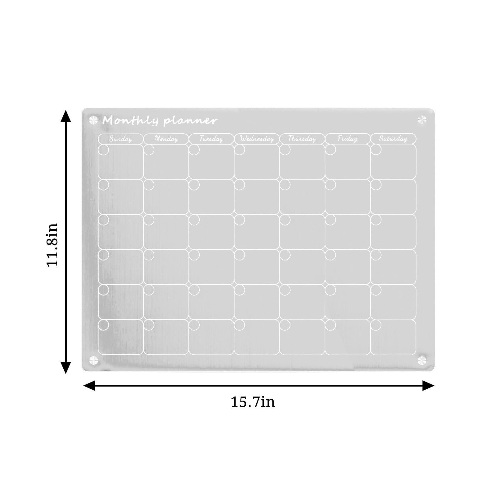 Magnetic Schedule Planner For Fridge