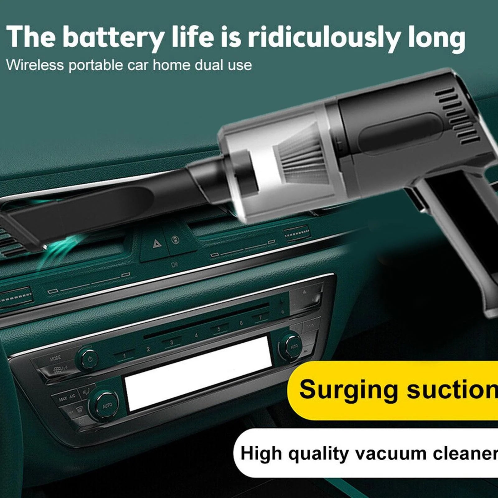 Ultimate Wireless Portable Mini Vacuum Car Cleaner