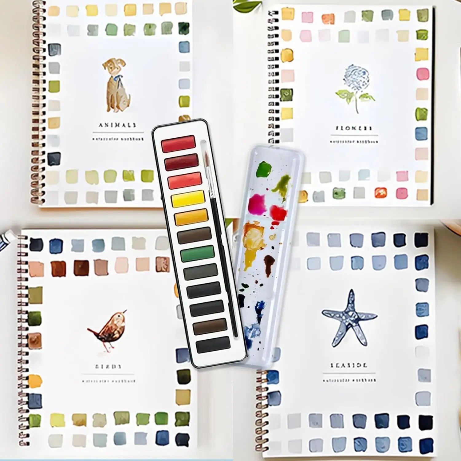 Relaxing Creative Watercolour Art Workbook