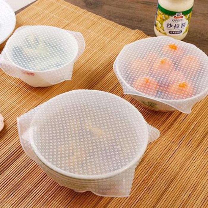 Silicone Cling Wrap - 4pcs set