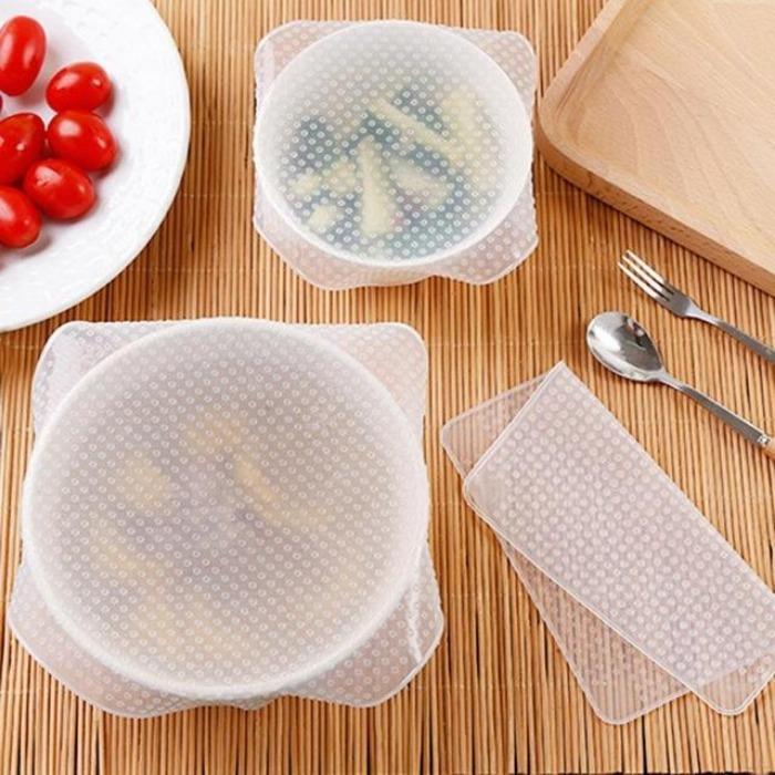 Silicone Cling Wrap - 4pcs set