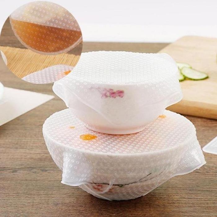 Silicone Cling Wrap - 4pcs set