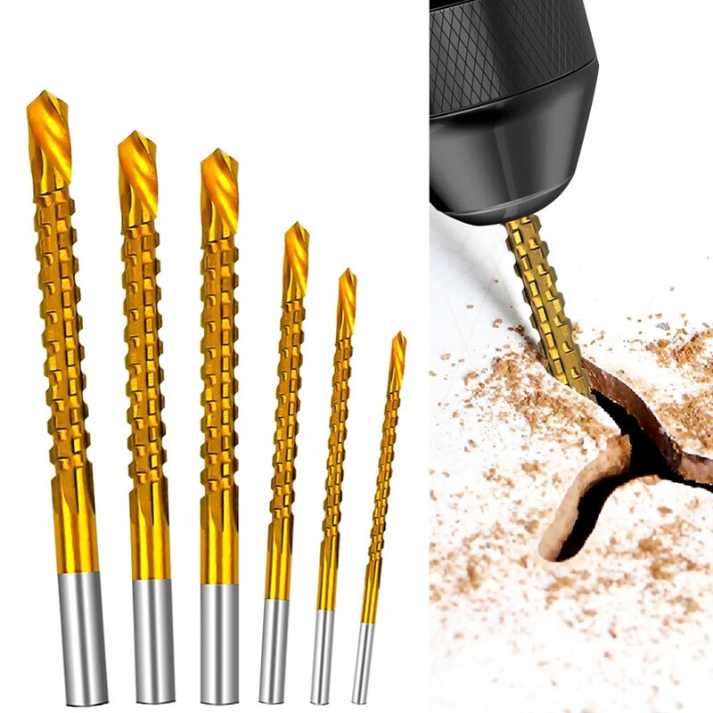 Twist Drill Bit Set Power Tool Accessories (6 Pcs )