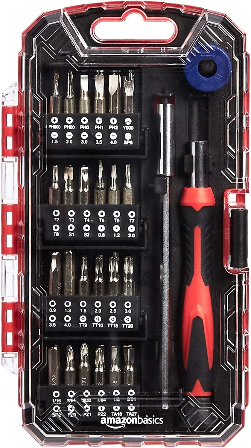 Amazon Basics 51-Piece Precision Screwdriver Bit Set