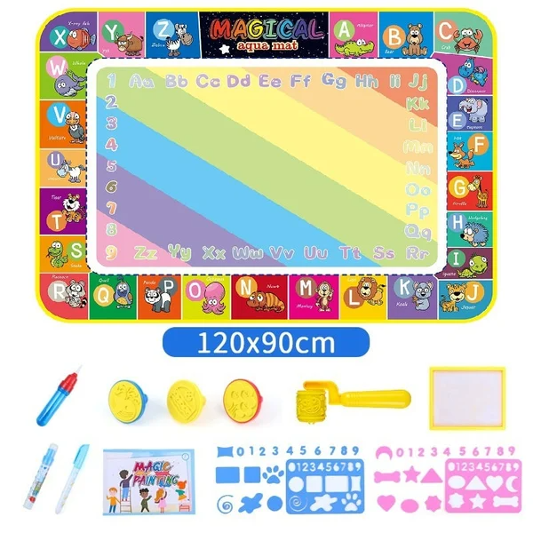 Magic Aqua Doodle Mat - Mess-Free Drawing & Learning Toy