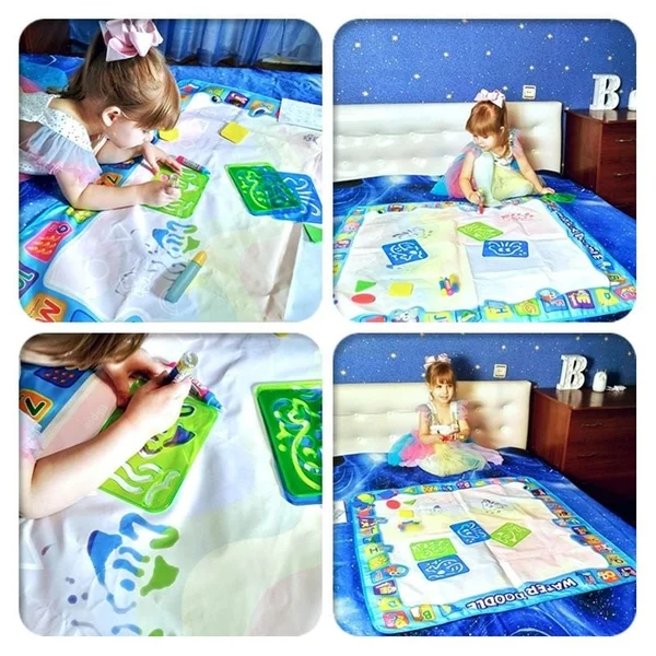 Magic Aqua Doodle Mat - Mess-Free Drawing & Learning Toy