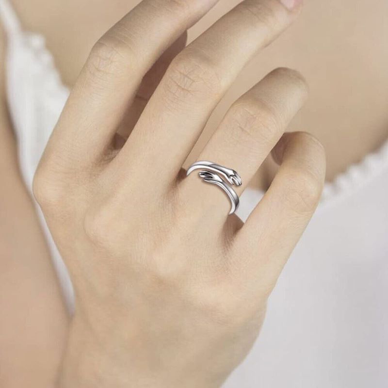 Hug Ring - Jewellery Love Piece for Couples & Universal Size