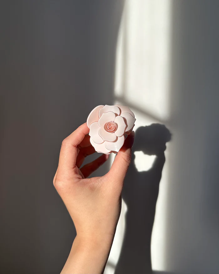 Elegant Eco-Friendly Rose Hair Clip With Durable Grip