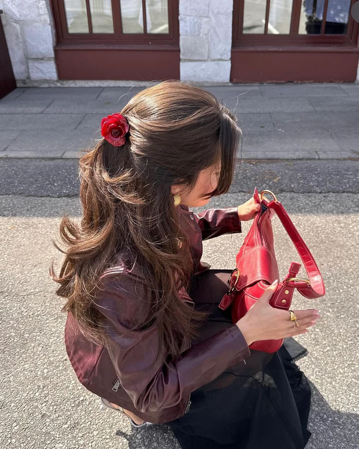 Elegant Eco-Friendly Rose Hair Clip With Durable Grip