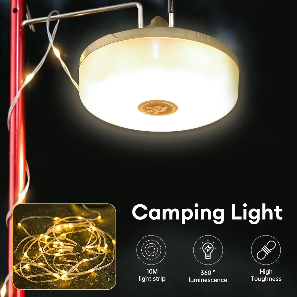 2-in-1 Camping String Light & Lantern