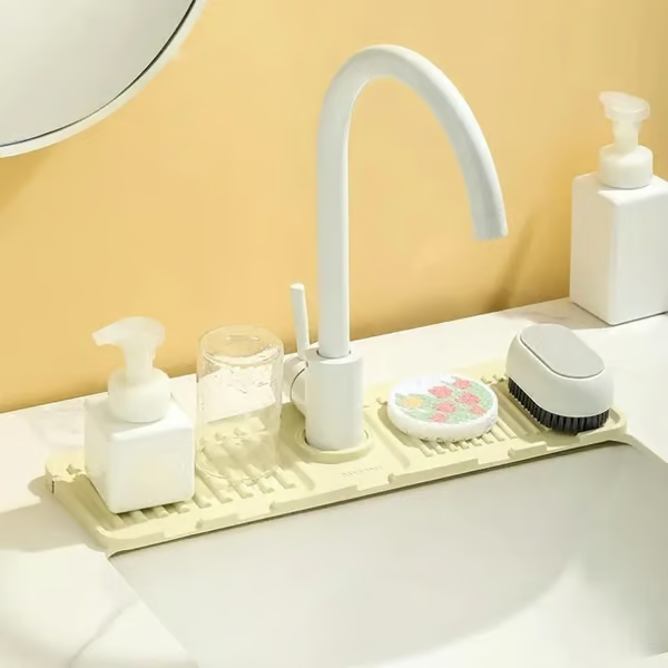 Durable Faucet Guard & Draining Mat