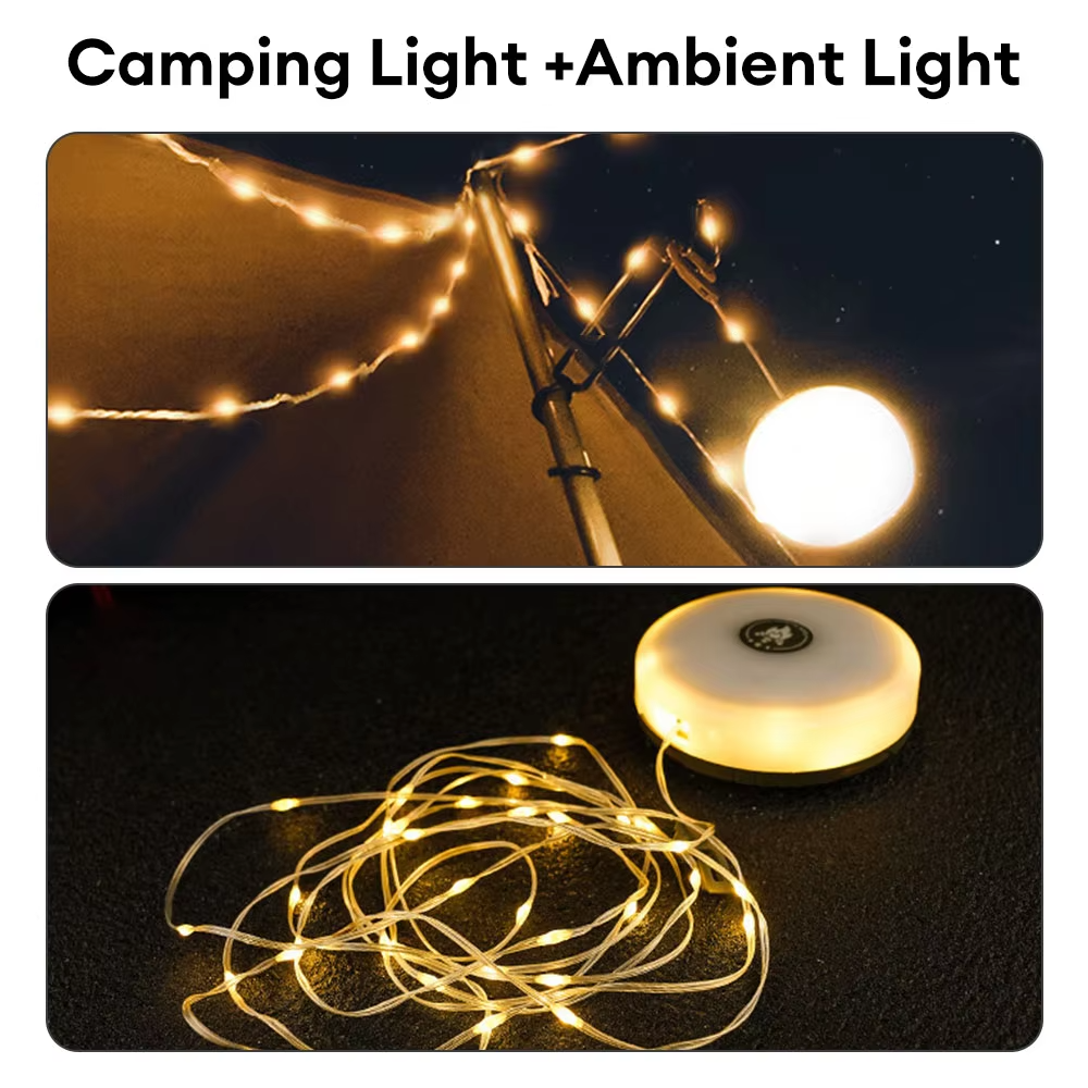 2-in-1 Camping String Light & Lantern