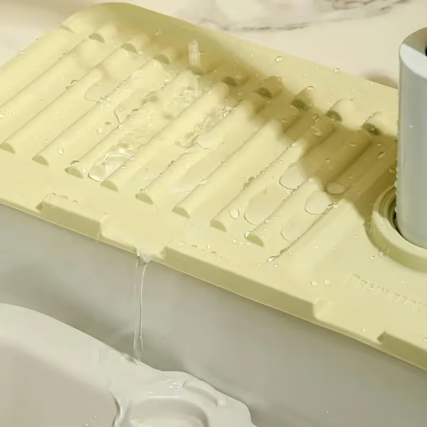 Durable Faucet Guard & Draining Mat