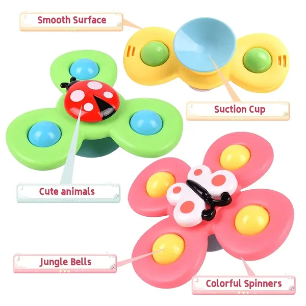 Suction Cup Spinner Toy for Babies