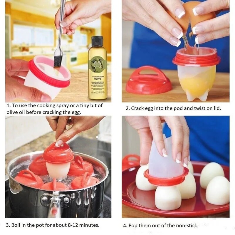 EggCrafter Cooking Pods - Perfectly Poached Eggs Every Time