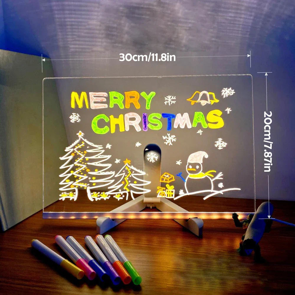 Interactive LED Drawing & Writing Tablet for Kids