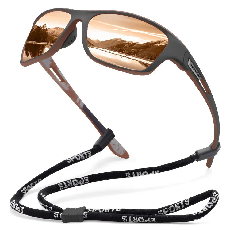 Men's Outdoor Sports Sunglasses with Anti-glare Polarized Lens - Fishing & Other Sports Activities "