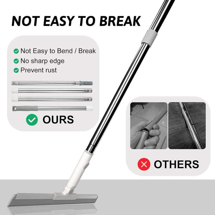 3-in-1 Multifunction - Floor Broom & Floor Wiper For Wet & Dry Cleaning