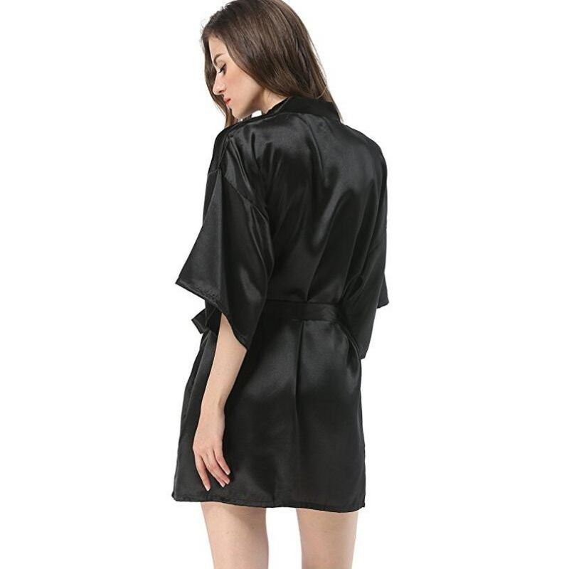 Premium Silk Beauty Robe For Women + Free Eye Mask