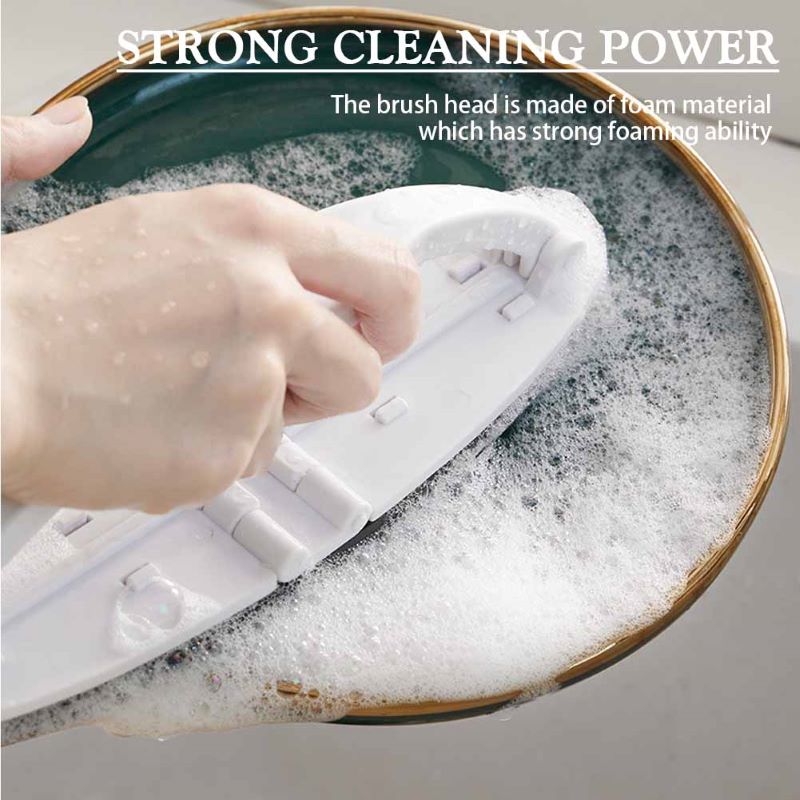 Foldable Hand Cleaner Pro All Rounder For Kitchen & Bathroom Cleaning - Protect Your Hands, Skin & Nails While Cleaning