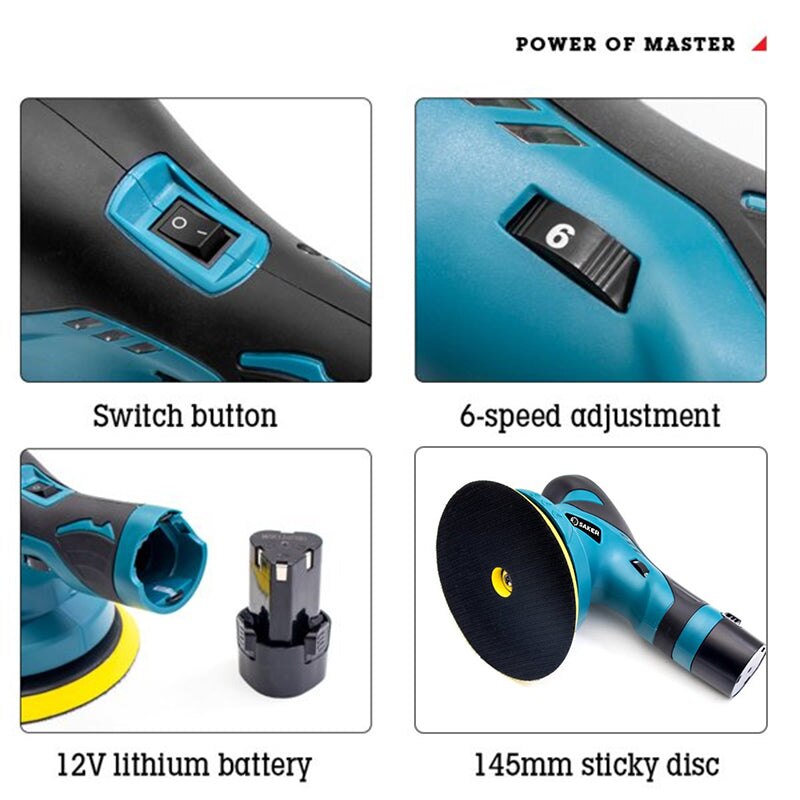 Multifunctional Cordless Car Polisher Kit